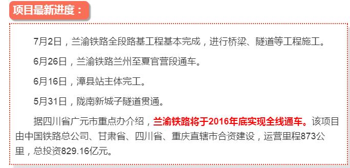 最新！蘭渝鐵路路基工程完成，廣元至重慶北段項(xiàng)目招標(biāo)