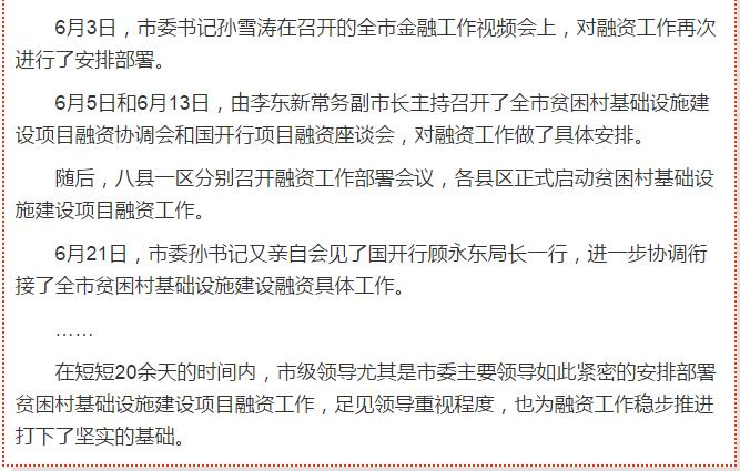 國開行支持貧困村基礎(chǔ)設(shè)施建設(shè)，隴南究竟能分得多大“蛋糕”？